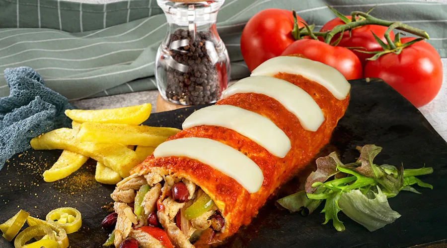 Burritos Tavuklu