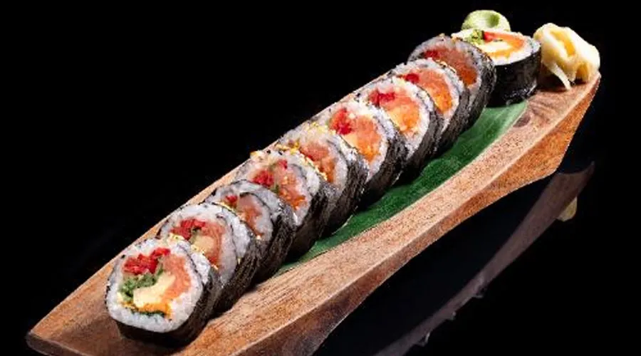 Gimbap with Salmon