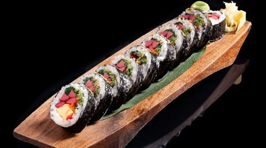 Gimbap with Hot Dog