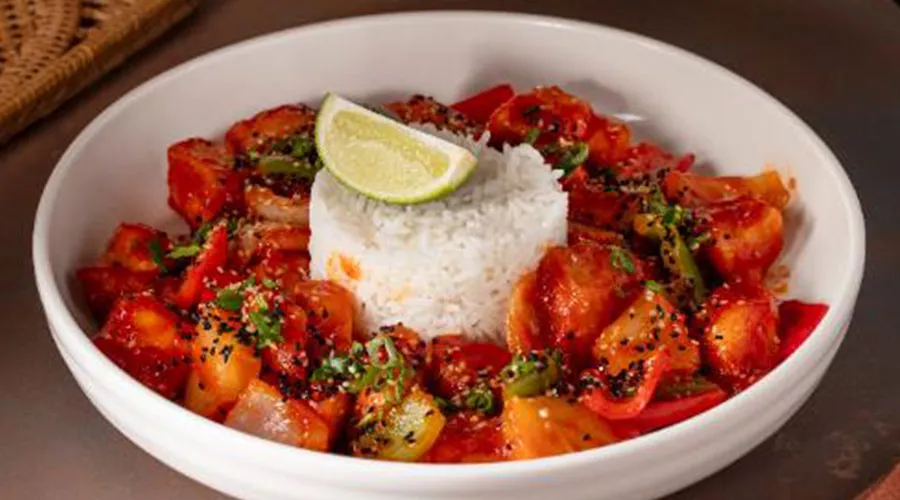 Spicy Cherry Chicken